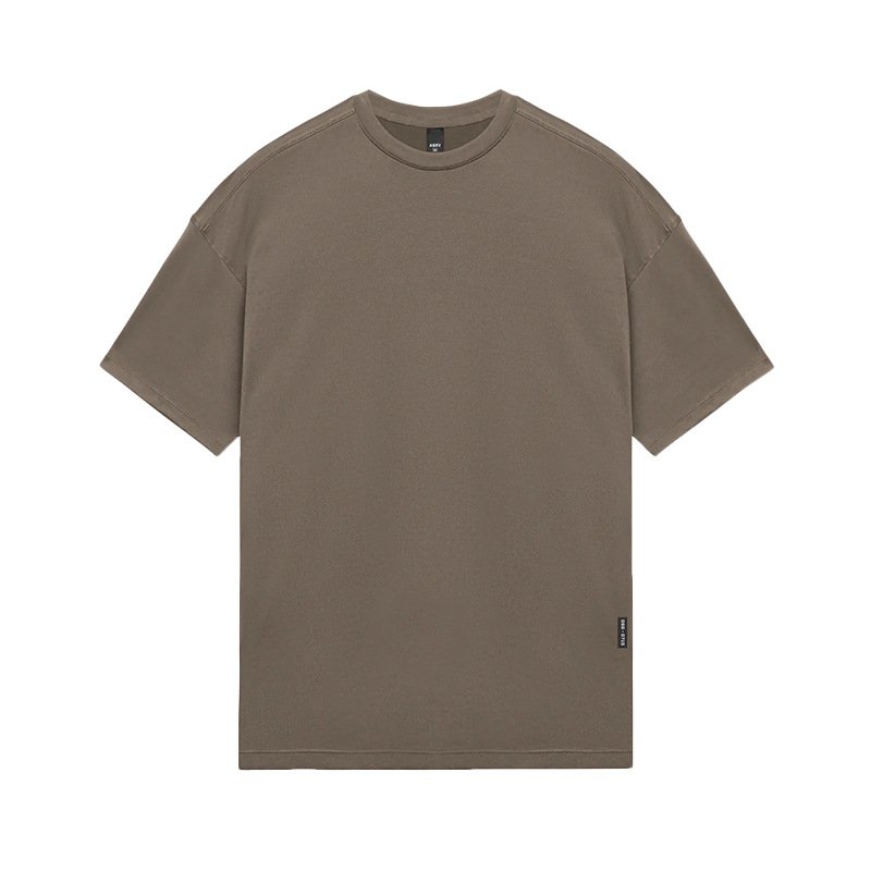 Kulatý výstřih, moderní sportovní, krátké rukávy