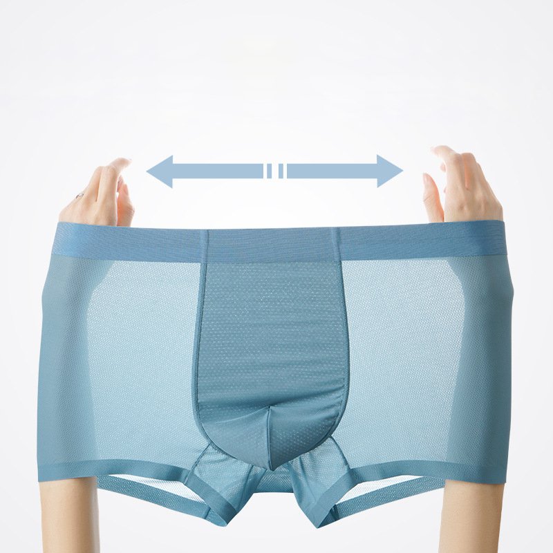 Letní tenké bezešvé antibakteriální rychleschnoucí spodní prádlo