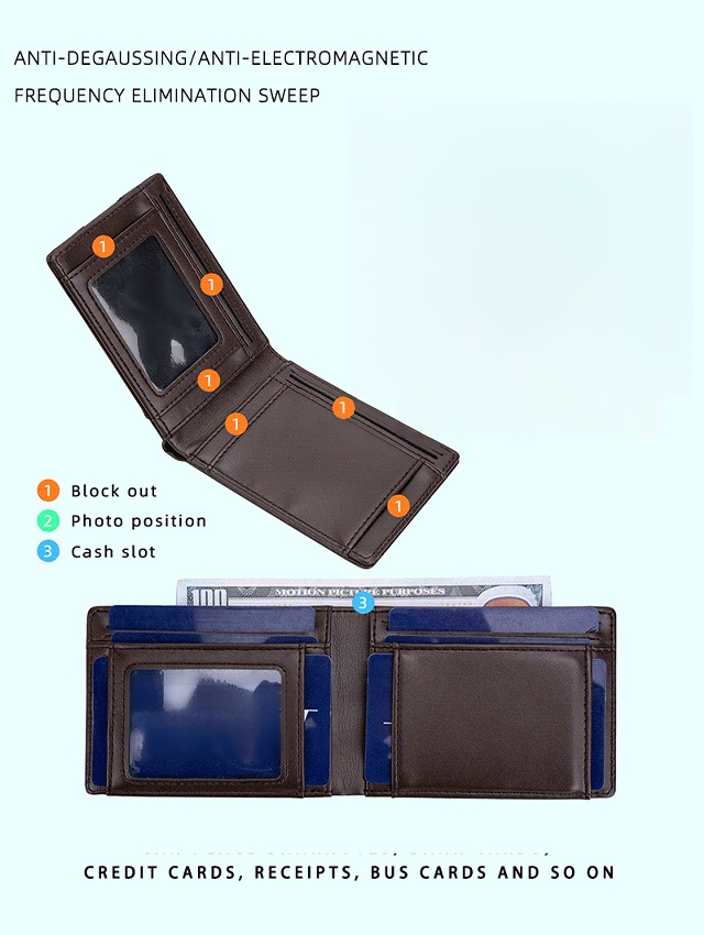 Minimalist Carbon Fiber Anti-Theft Multi-Card Wallet