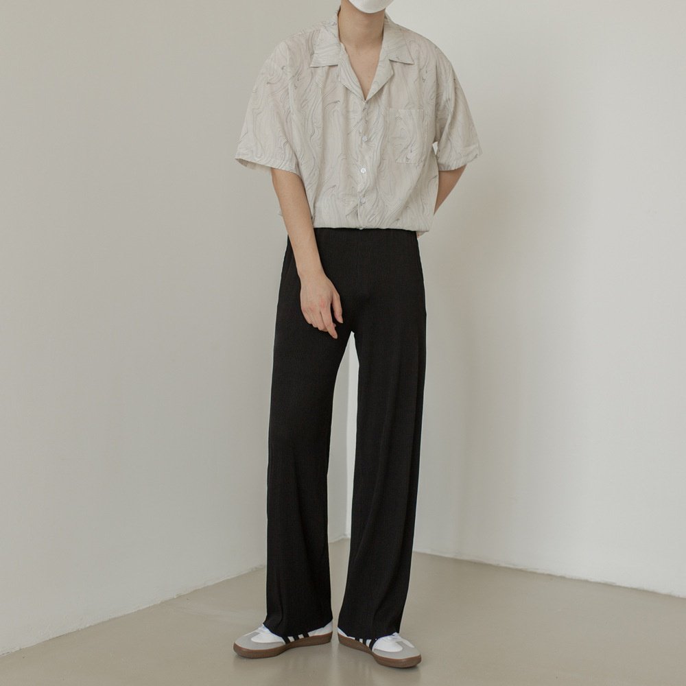 빈티지 감성 남자 셔츠 패션 연출