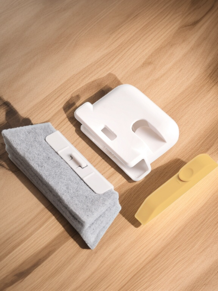 클리닝 브러쉬 투인원 창문 유리창 홈 브러쉬 창문 청소 사각 브러쉬 클리닝 브러쉬 탈부착 창턱 브러쉬