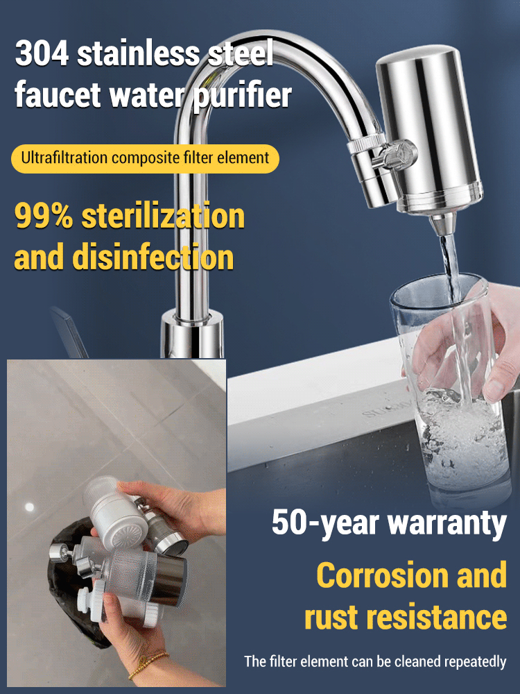 304 stainless steel faucet water purifier