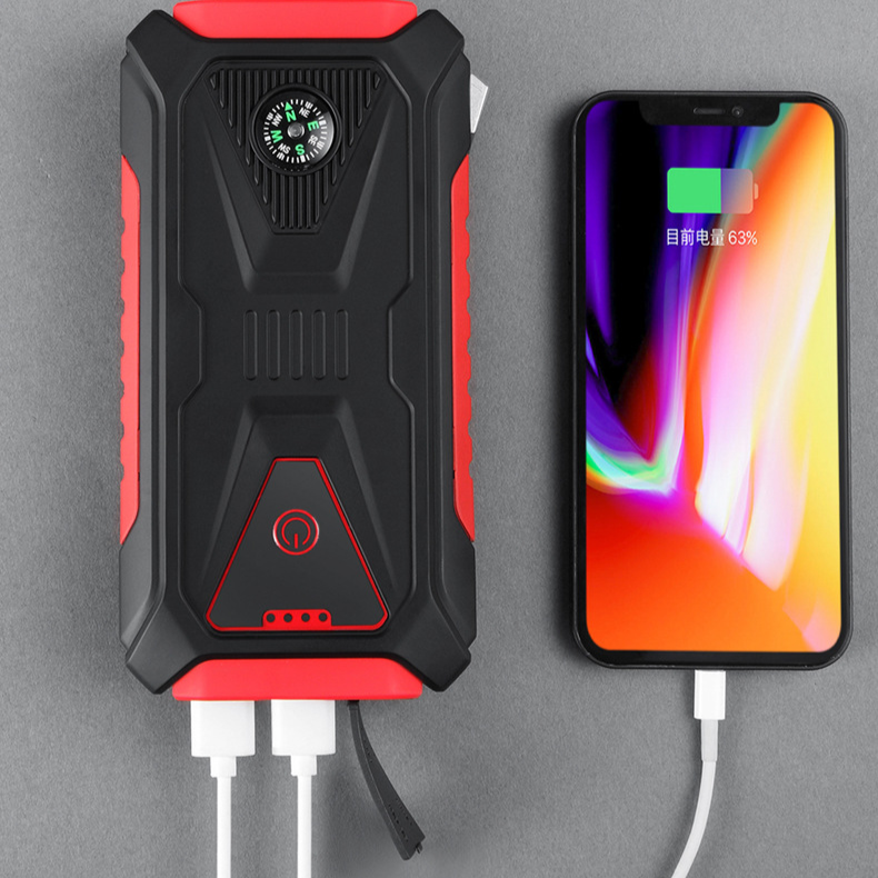 大容量過充電保護車緊急スターターバッテリースターター過電流保護便利車緊急緊急緊急