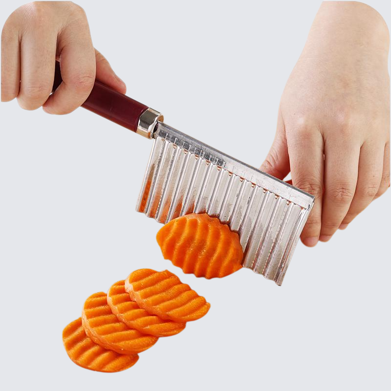 سكين موجة متعدد الوظائف لتقطيع بطاطس سن الذئب وسكين البطاطس المقلية الفاخرة