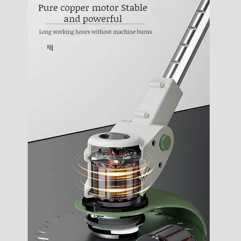 Small home rechargeable lithium mower handheld lawn mower trimming garden weed whacker