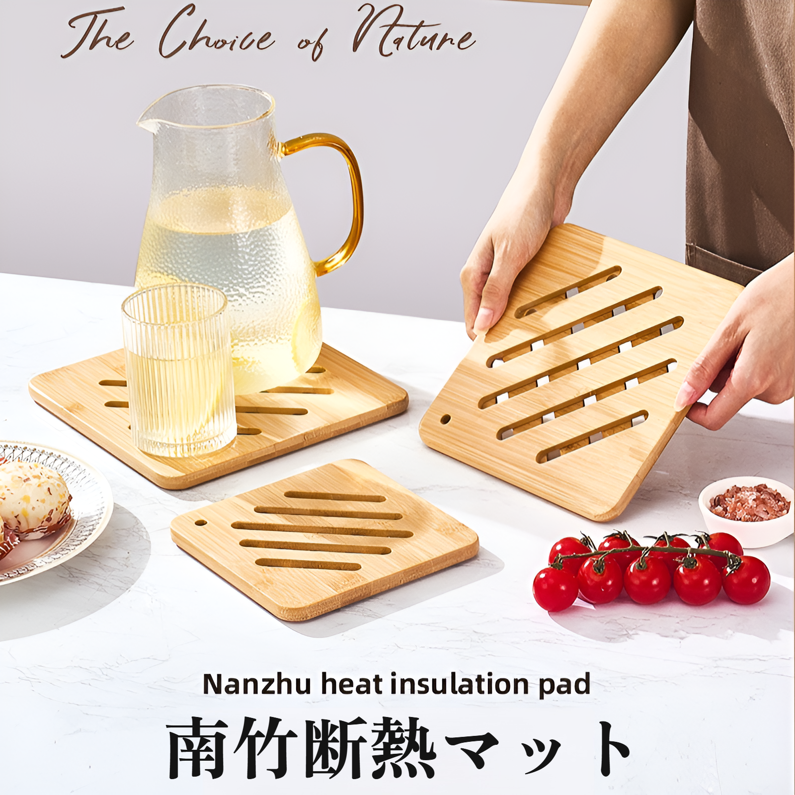 鍋敷き おしゃれ 鍋敷き 耐熱 木製 鍋敷き ツリーデザイン鍋敷きセット クリスマスツリー型 収納スタンド付き 鍋敷き 木