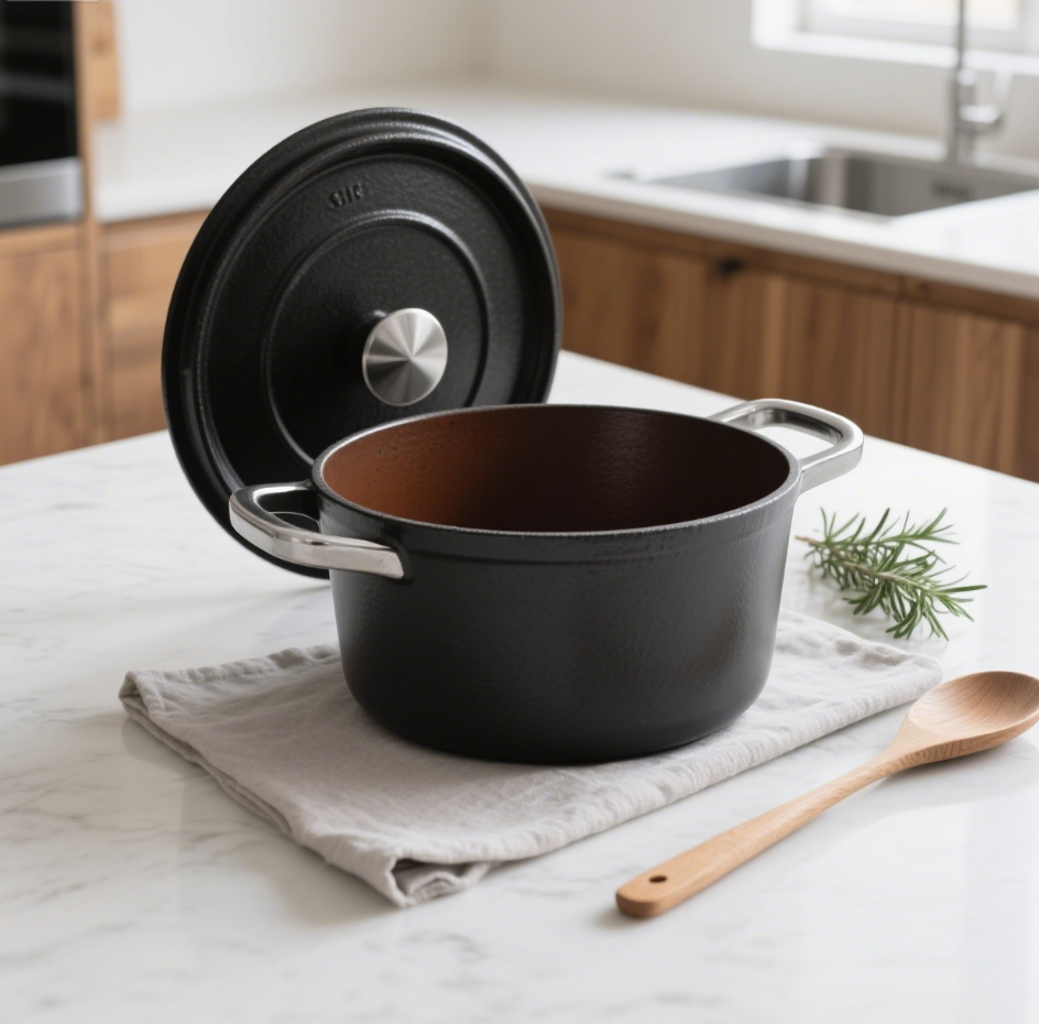 Lehký keramický nepřilnavý hrnec pro domácnost