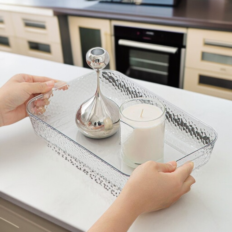 다기능 가정용 투명 과일 접시