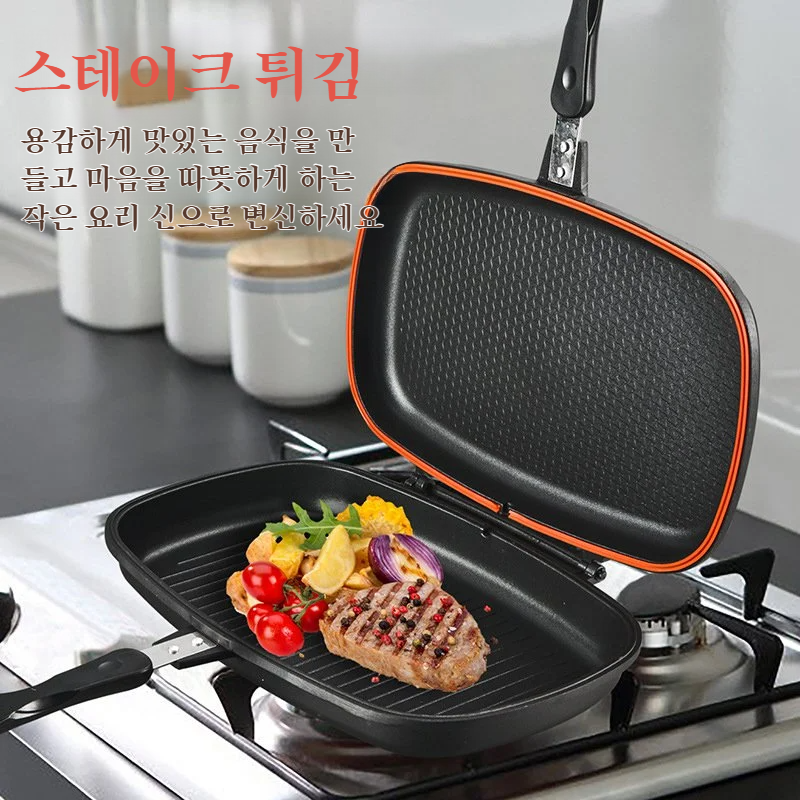 가정용 불판 논스틱 알루미늄 다이캐스팅 불판 스테이크 프라이팬