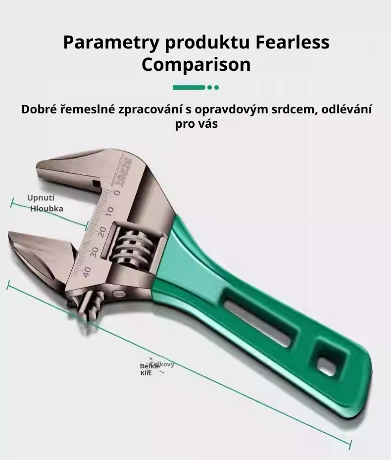 Sada klíčů na trubky