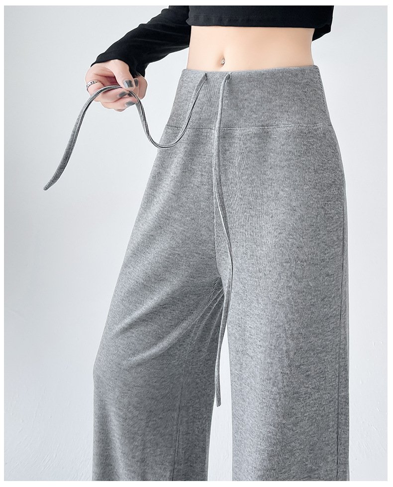 여성 와이드 와이드 팬츠 전체 이미지