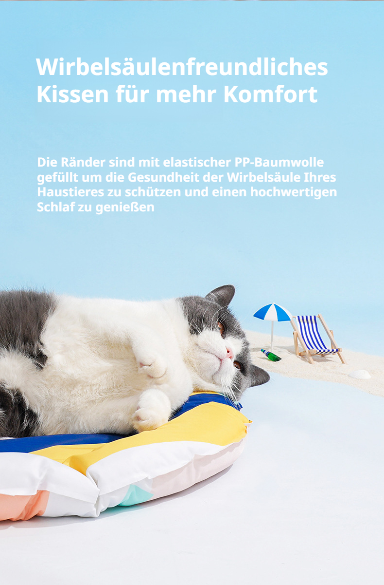 Zeze Kühlmatte als Katzennest und Schlafmatte