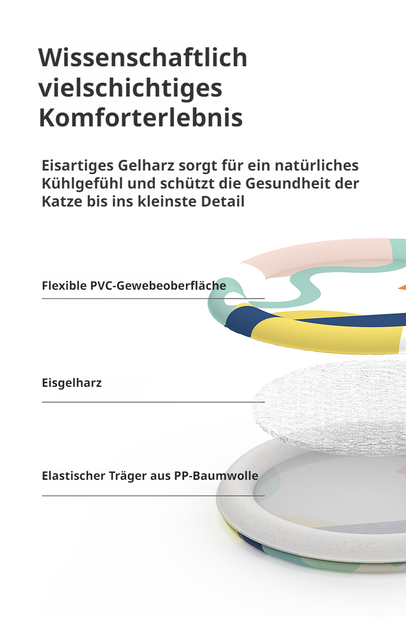 Komfortable Kühlmatte für Haustiere