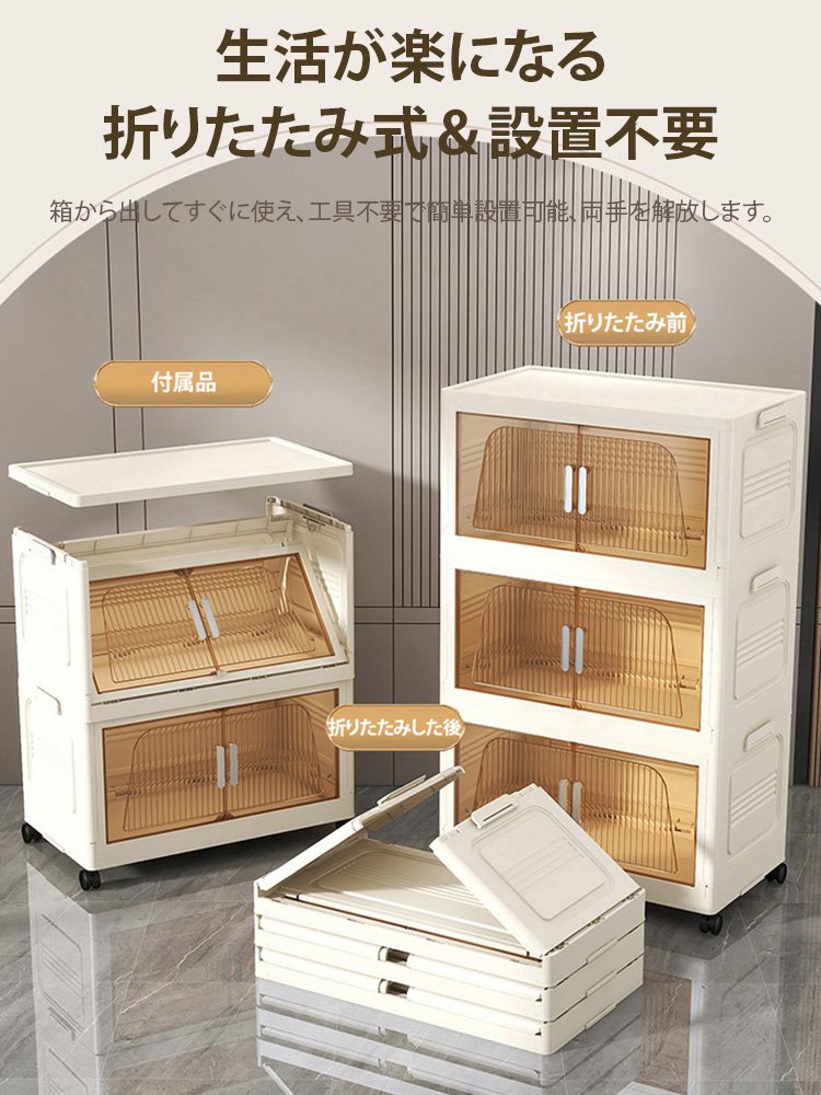 終身使用可能な収納ボックスは、10年以上使っても新品同様で、耐久性が驚くほど高く、150キロの男性2人が乗っても変形しません