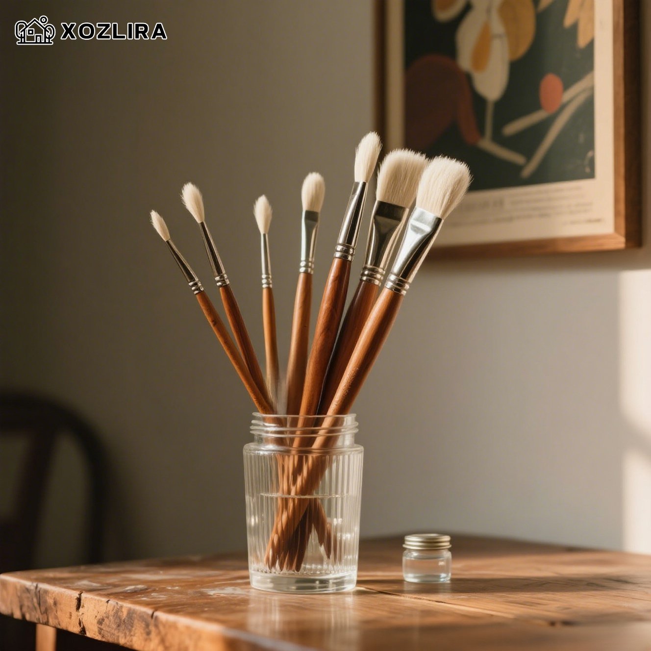 늑대털 구아슈 브러시 전체 모습