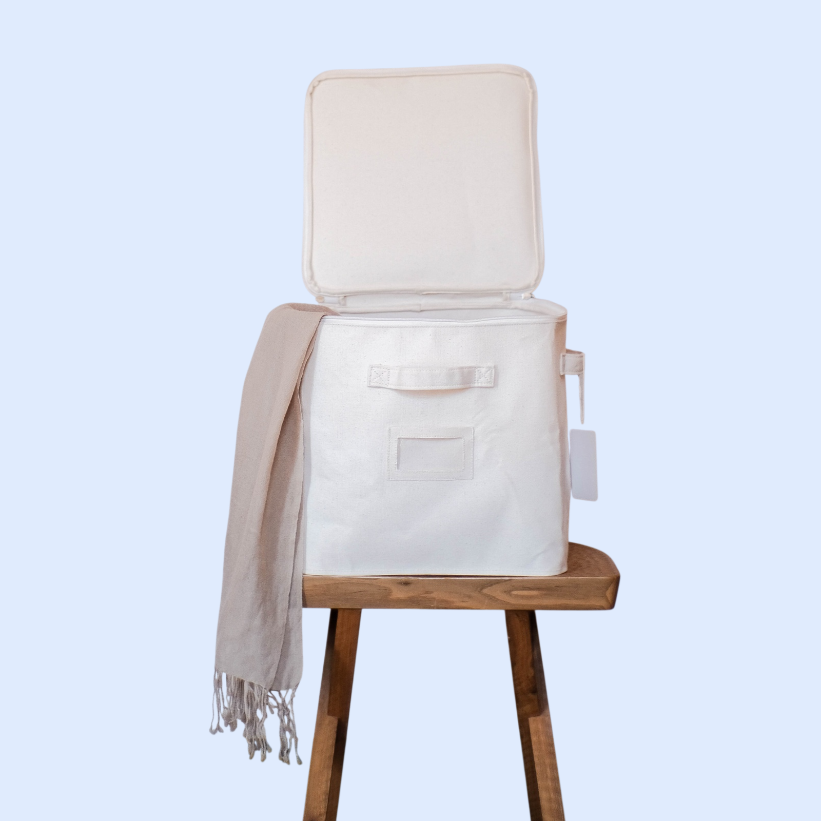 Wabi-sabi cotton clothing storage box