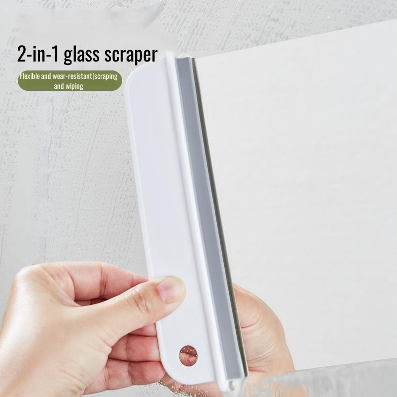 Japanese countertop scraper small scraper bathroom glass wiper artifact silicone cleaning tool bathr