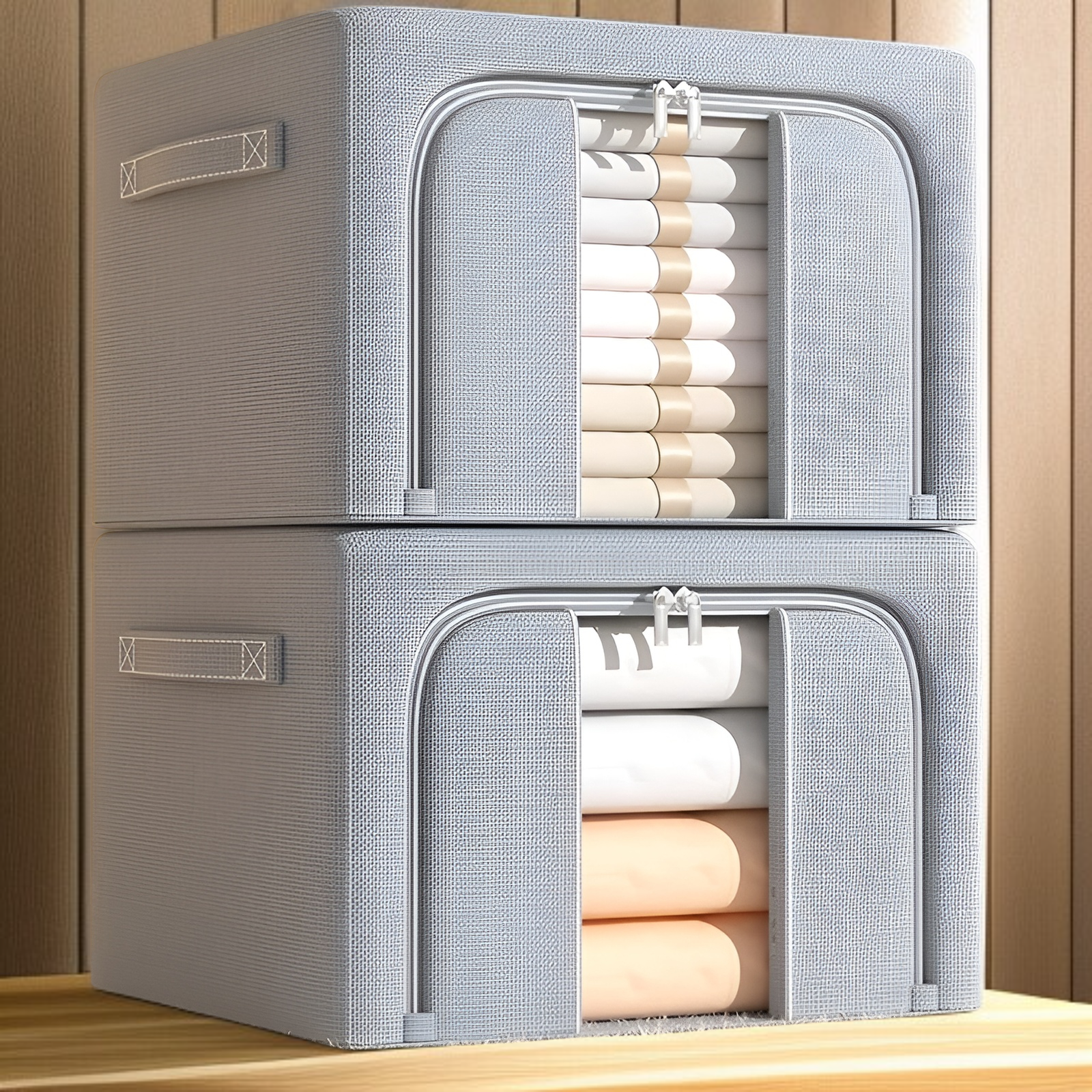 大容量オックスフォード布収納ボックスの外観