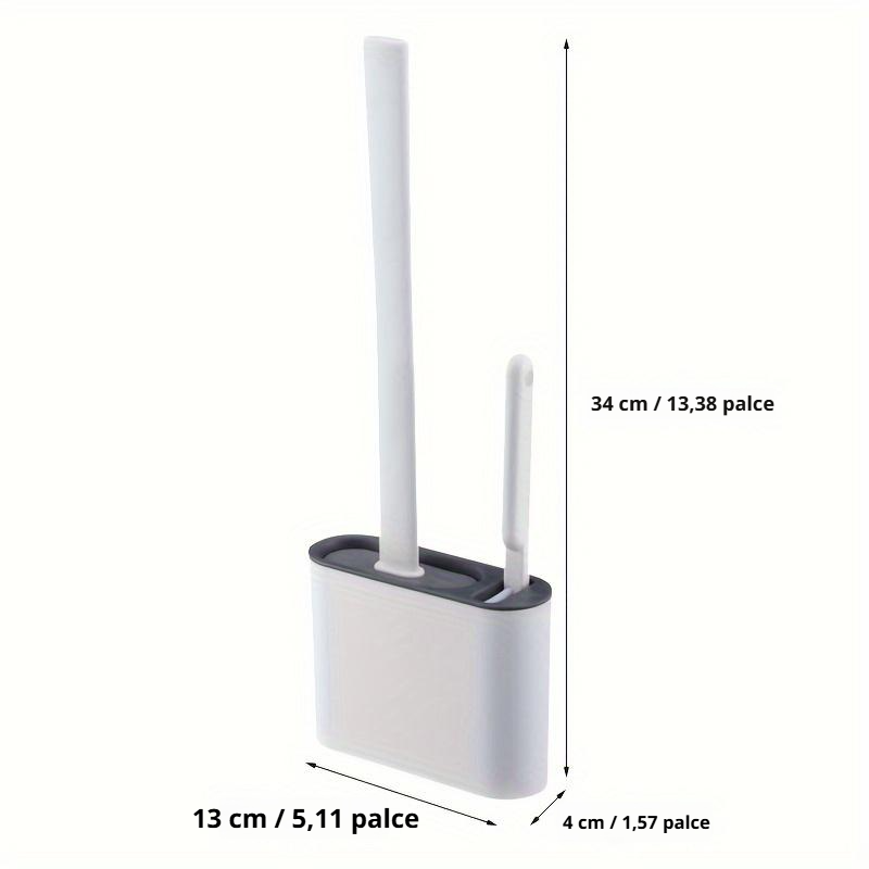 Sada flexibilních toaletních kartáčů s držákem v moderním designu