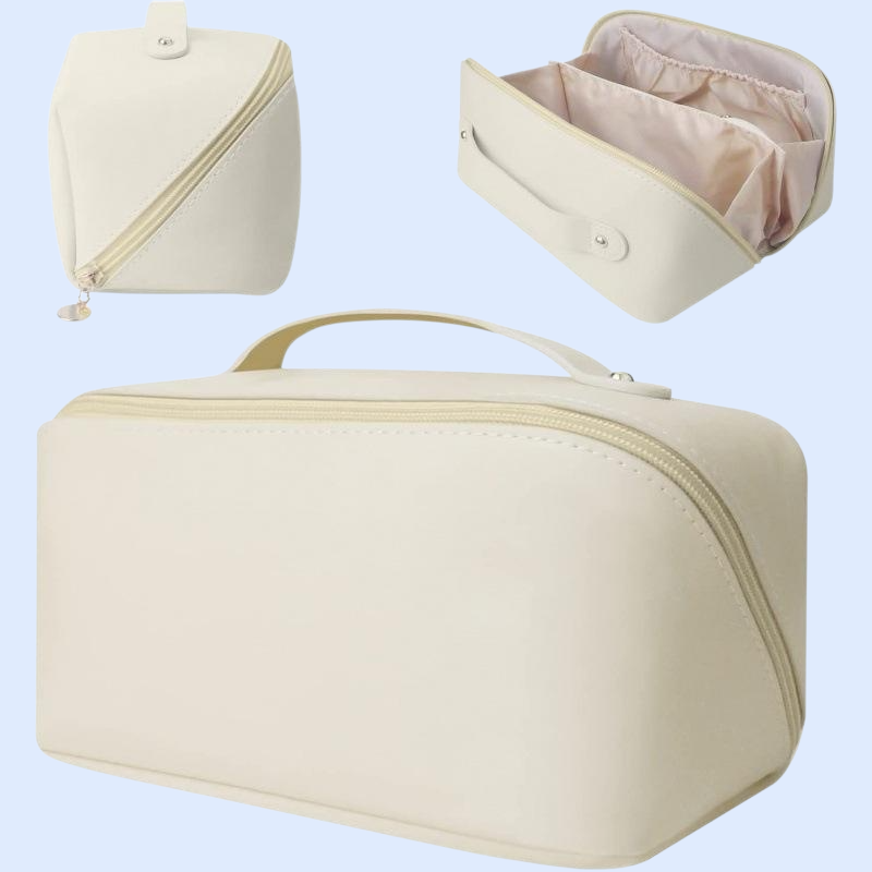 pu fashionable and convenient cosmetic bag travel storage bag large capacity wash bag hand improve a