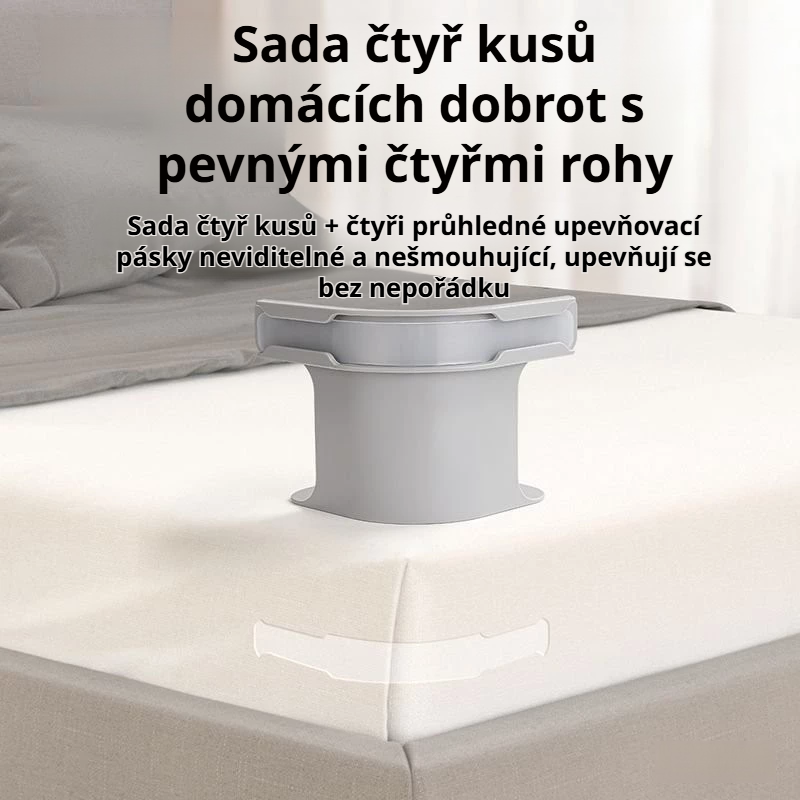 Neviditelný držák prostěradla, japonský styl, proti sklouznutí