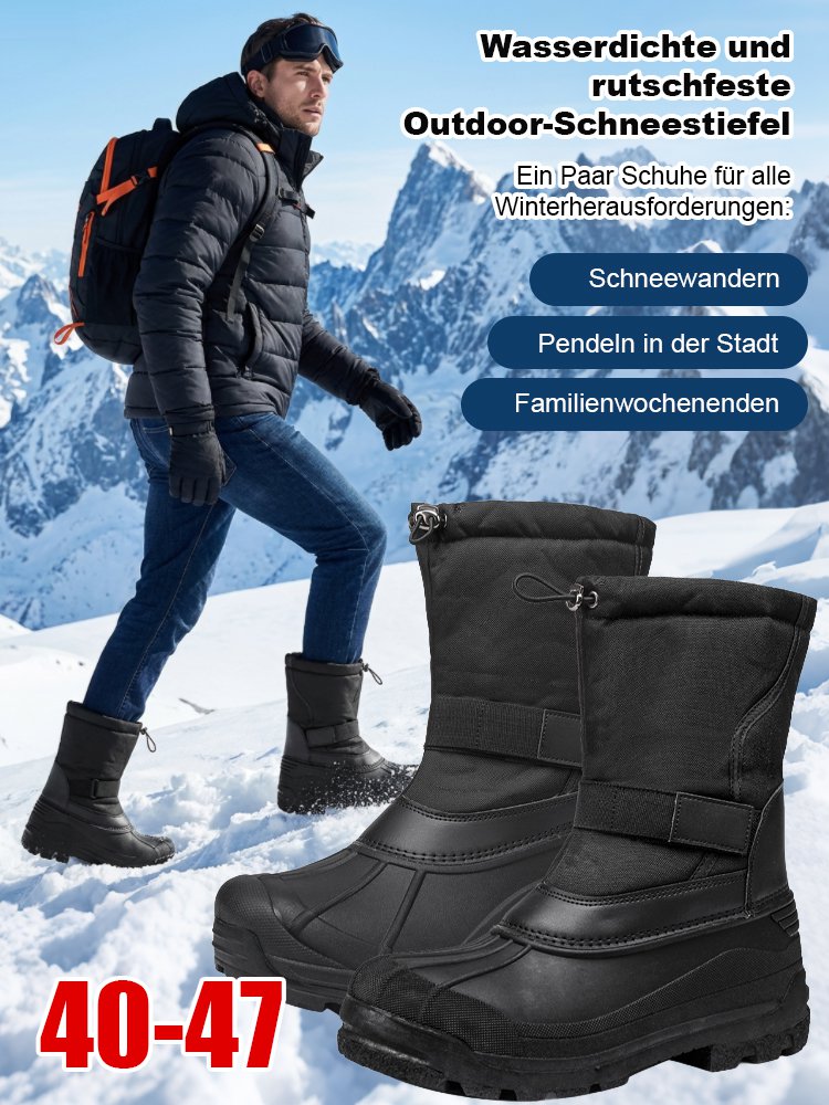 Wasserdichte, rutschfeste Outdoor-Schneestiefel