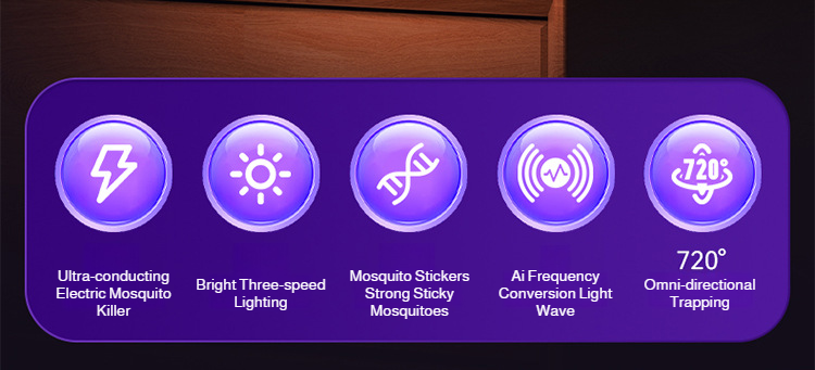 Silent Electric Mosquito Trap Lamp