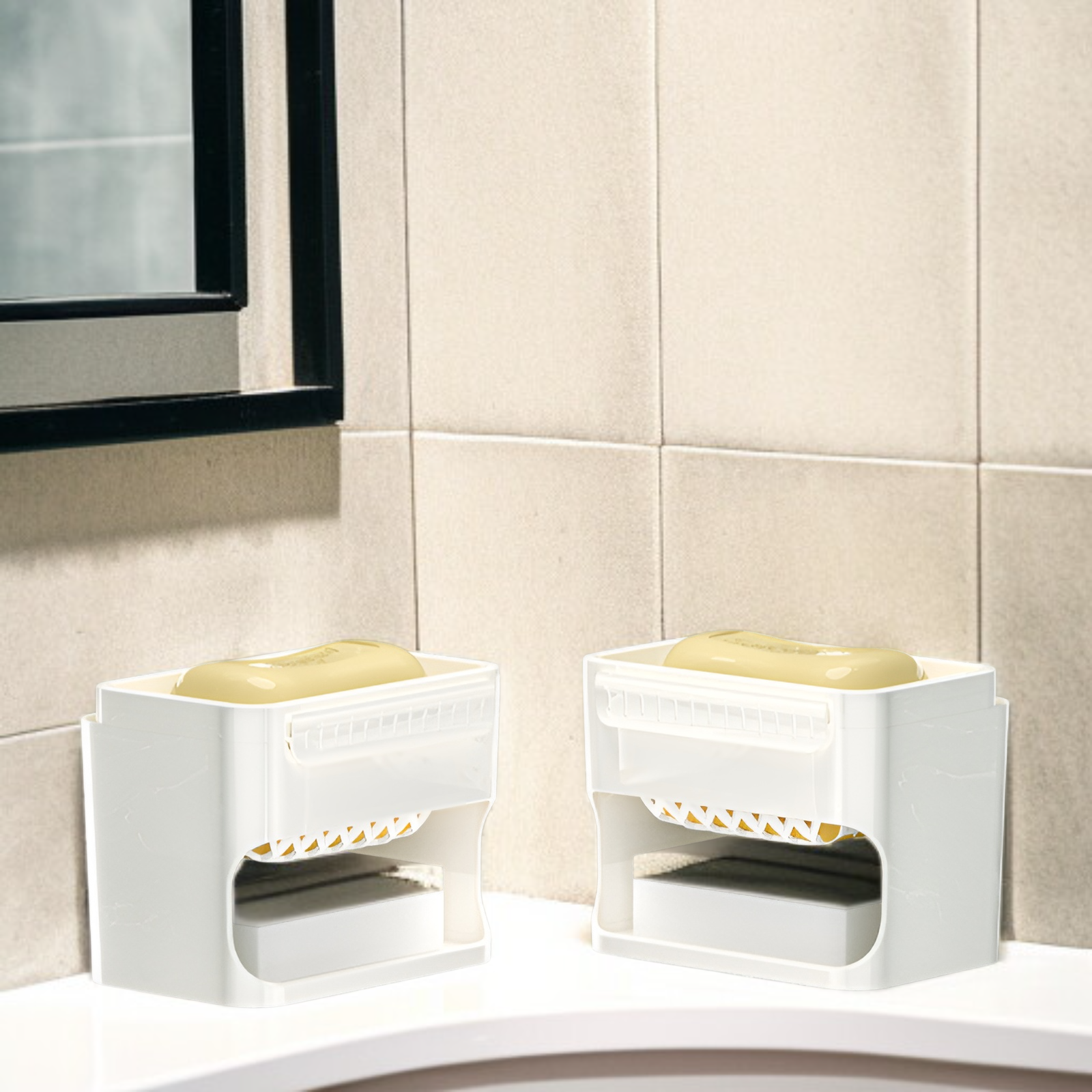 거품·수납 일체형 비누함