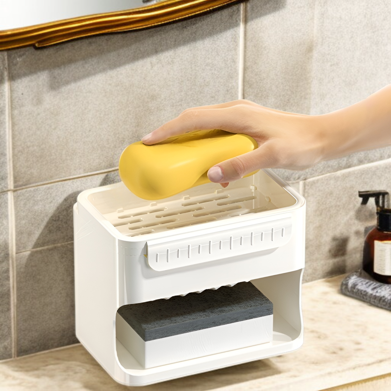 거품·수납 일체형 비누함