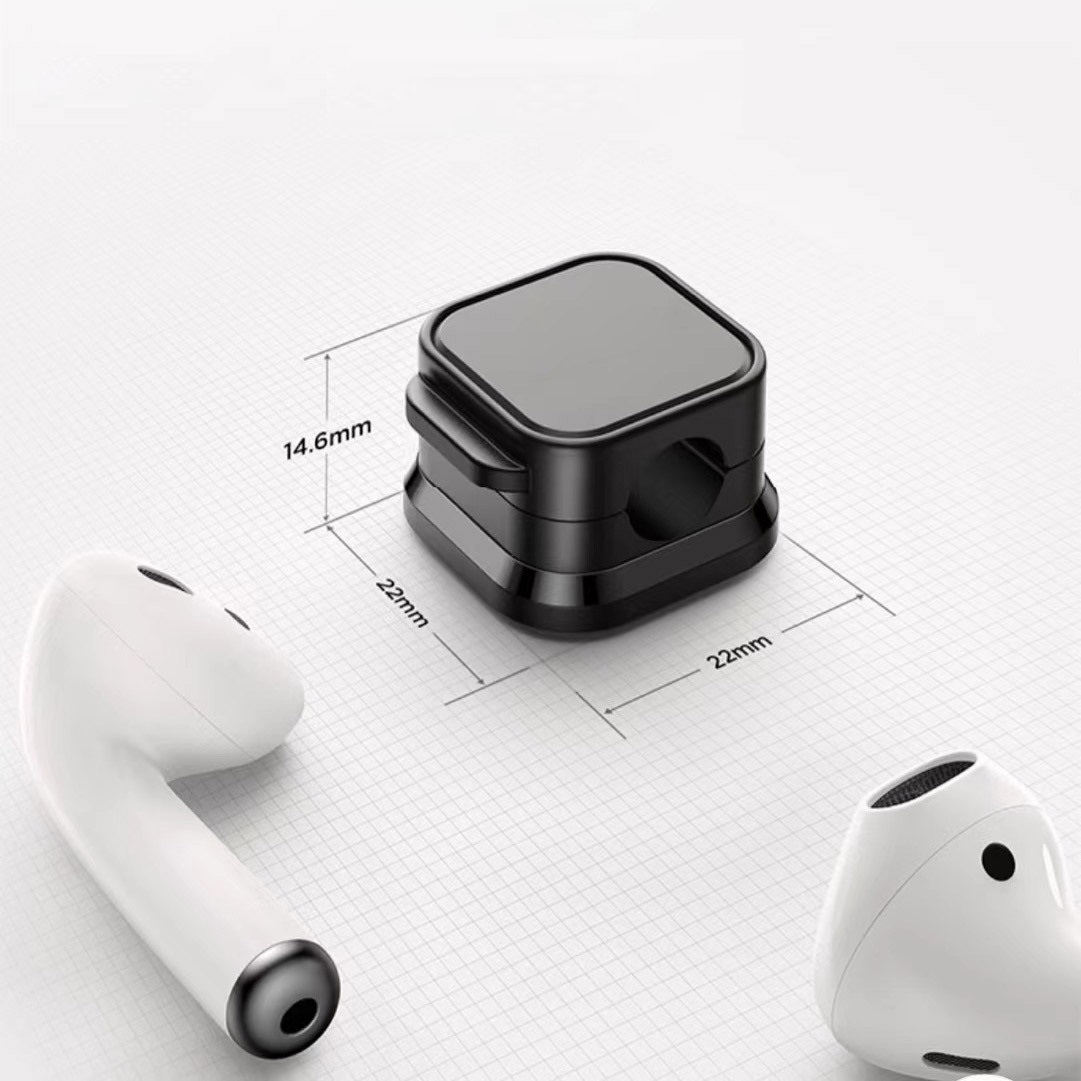 磁気ケーブルオーガナイザー デスクトップ 車用 データケーブル 収納・整理 携帯電話充電ケーブル クリップホルダー バックルプラグ