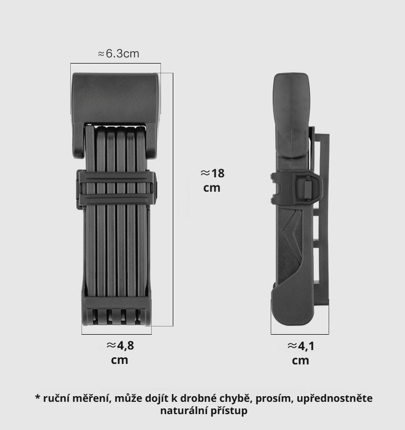 Bezpečnostní zámek na silniční kolo