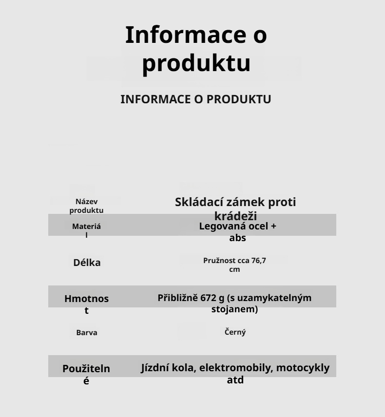 Zámek proti krádeži pro horská kola