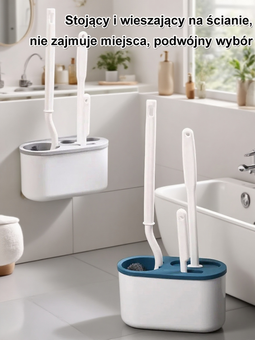 Zestaw szczotek do toalety – łatwe czyszczenie