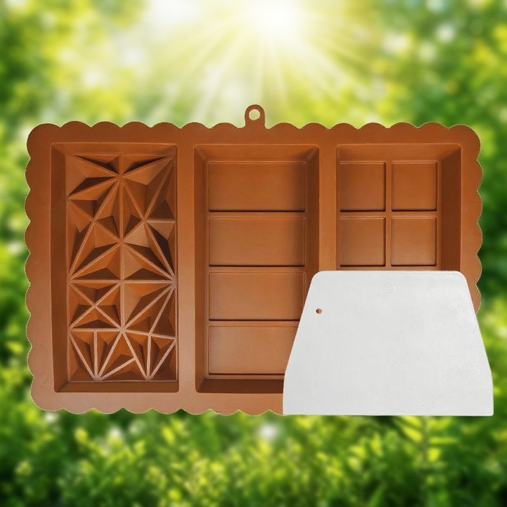 長方形矽膠巧克力模具