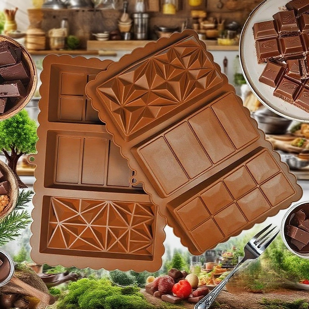長方形矽膠巧克力模具