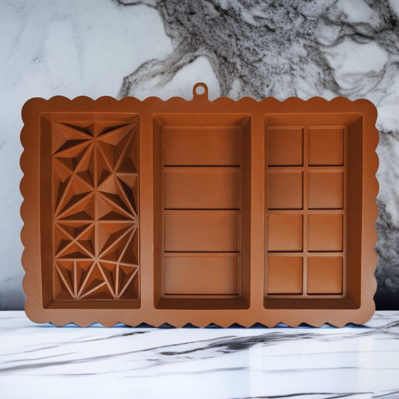 長方形矽膠巧克力模具