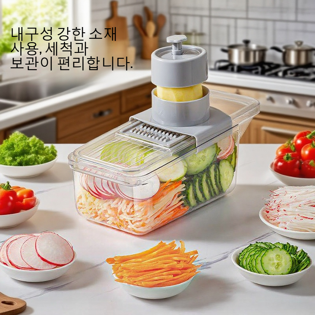 주방 다기능 절사 절편 신기