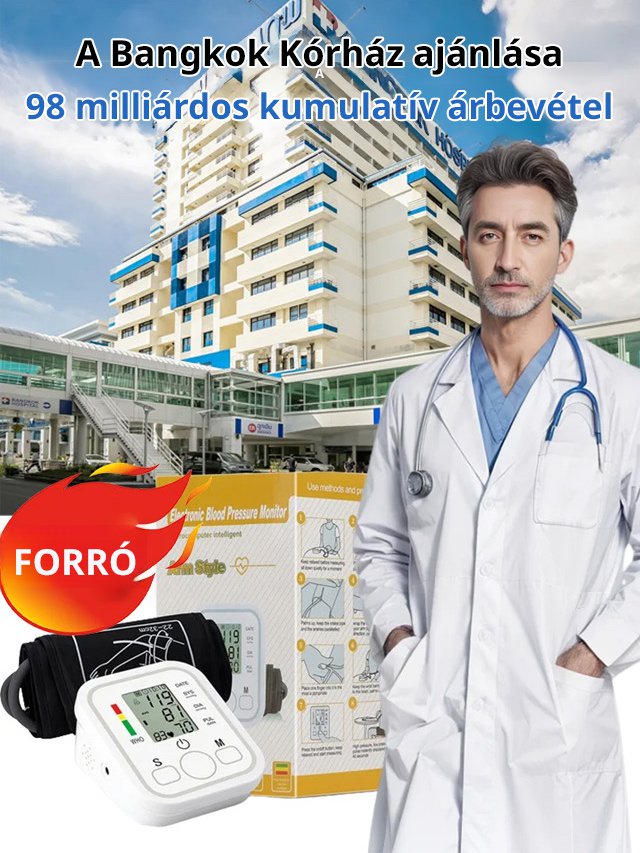 【Otthoni hordozható】teljesen automatikus vérnyomásmérő