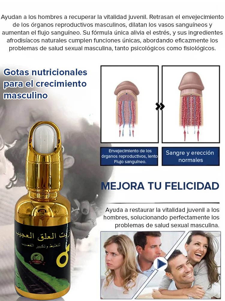 [Efecto Instantáneo] Aceite de Sanguijuela para el Aumento Masculino