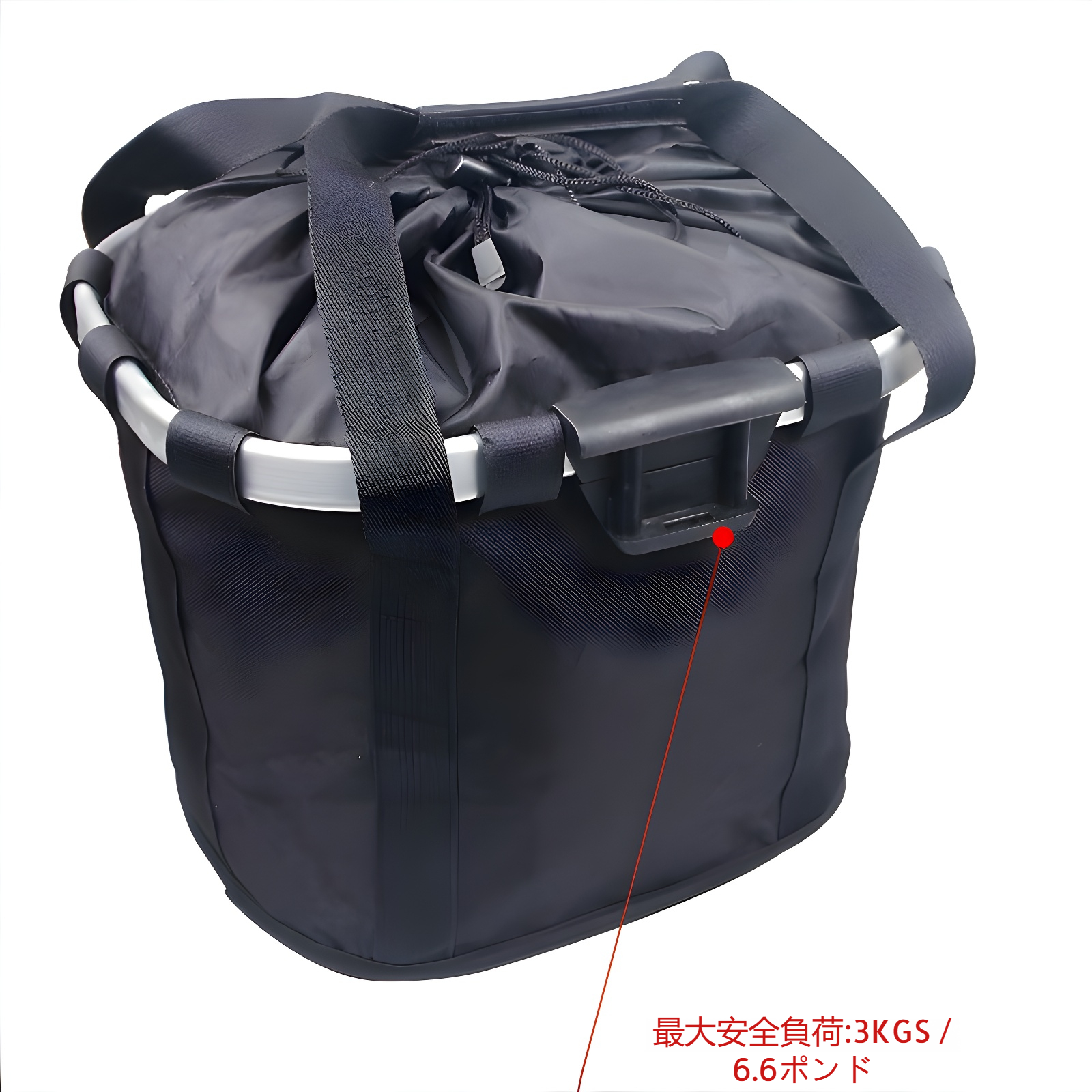 折りたたみ自転車バスケット自転車バスケットアルミ合金フロントバッグ折りたたみ自転車バッグマウンテンバイクアクセサリー