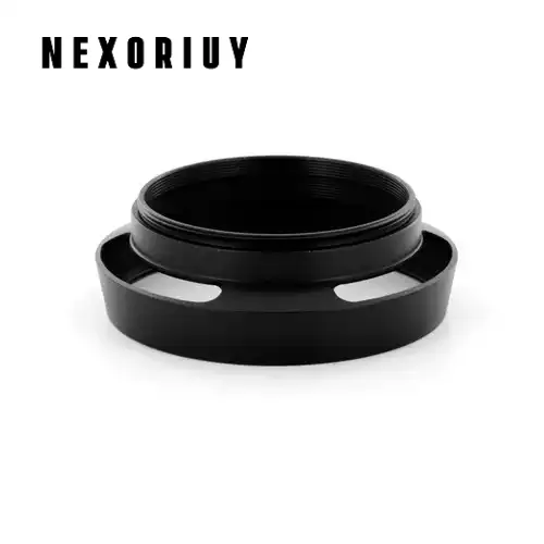 透かしデザインのレンズフードマスク詳細