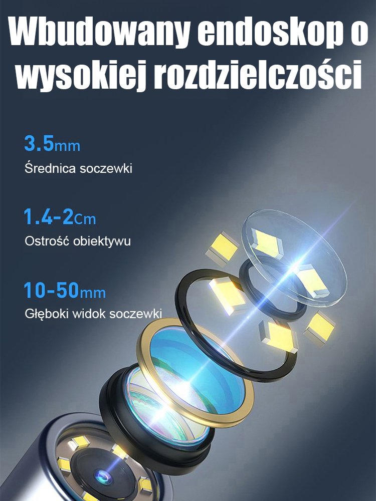 Inteligentny wizualny pręt do wybierania ucha