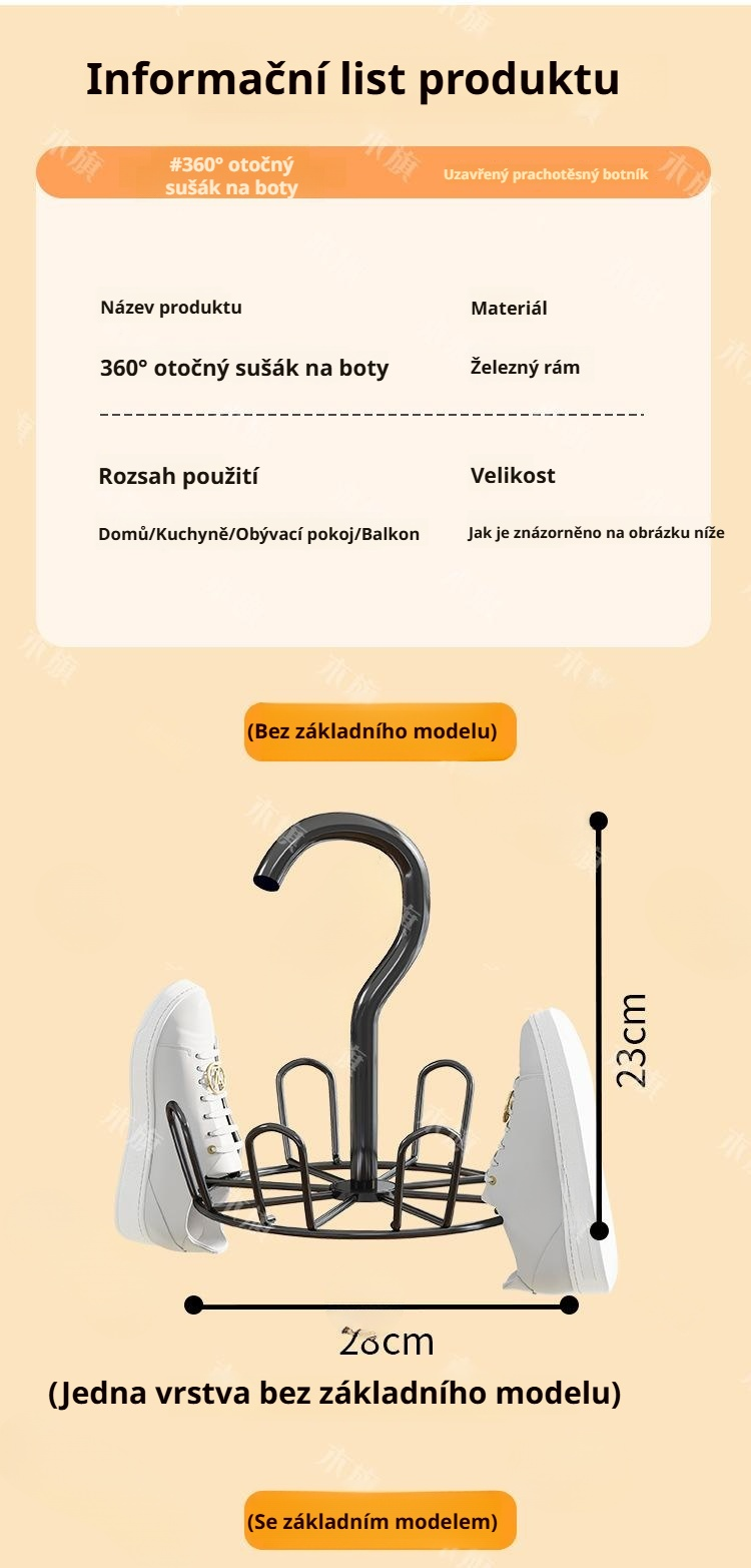 Věšák na boty vhodný na terasu