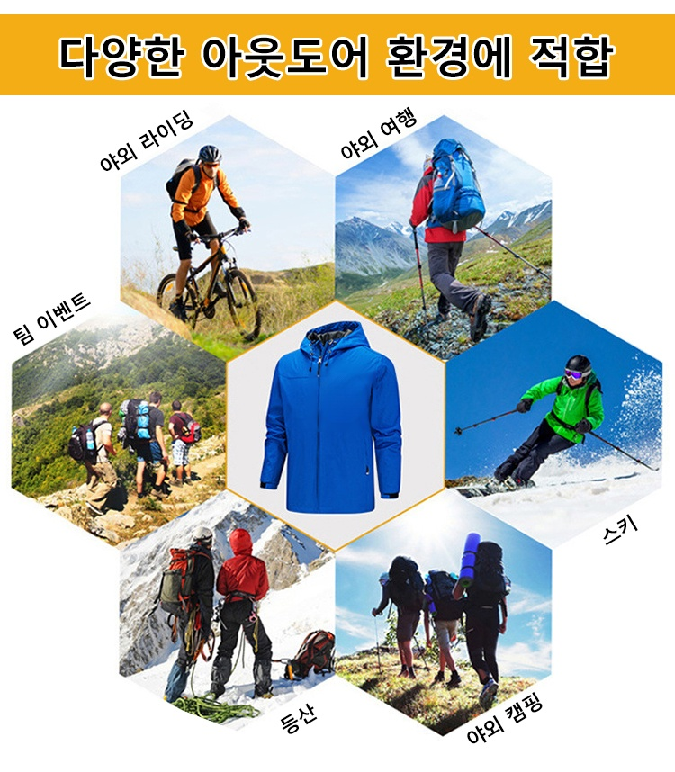 여성용 아웃도어 방풍 재킷 스타일링