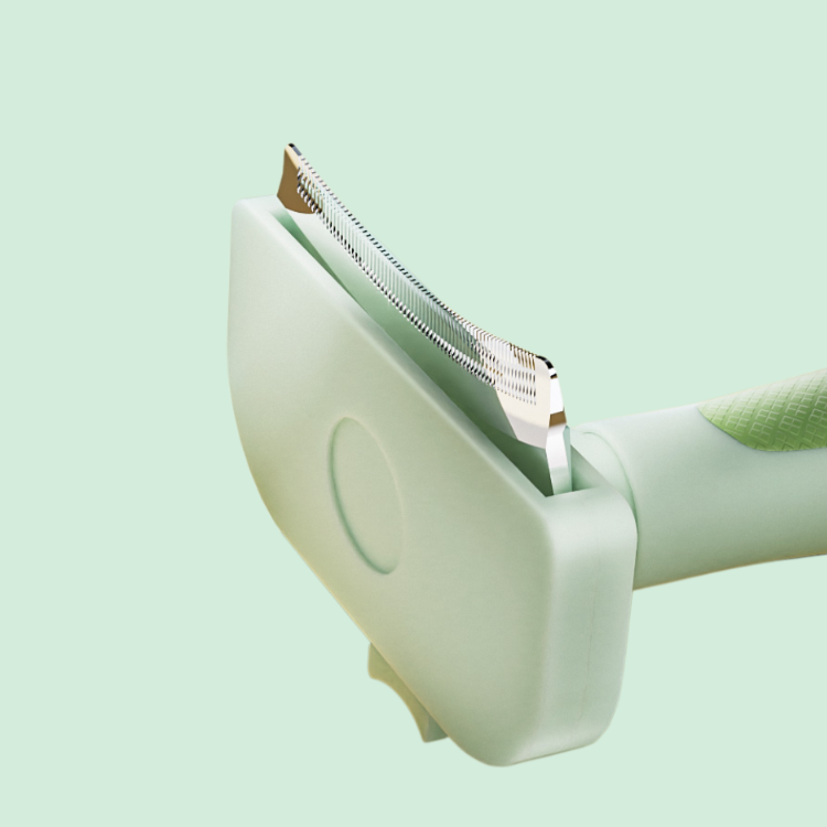 ペット用抜け毛取りセルフクリーニングブラシ