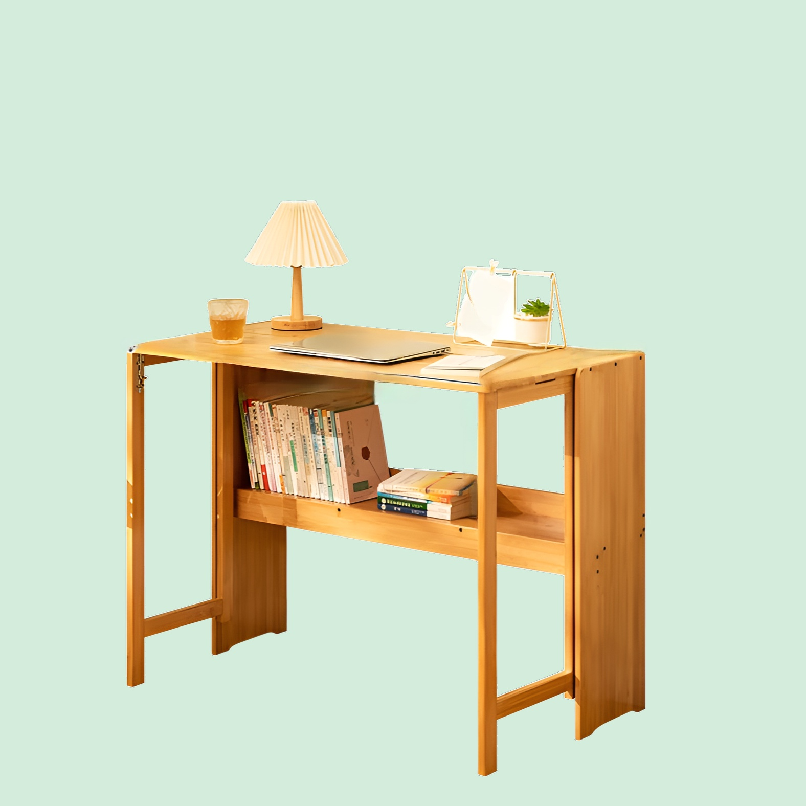 JMY-Foldable Computer Table Home Desktop Desk Simple Office Desk Bedroom Workbench Simple Study Desk