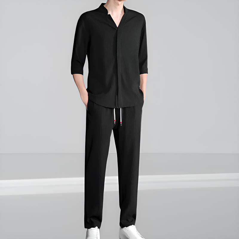 メンズアイルシルクルーズセットアップ