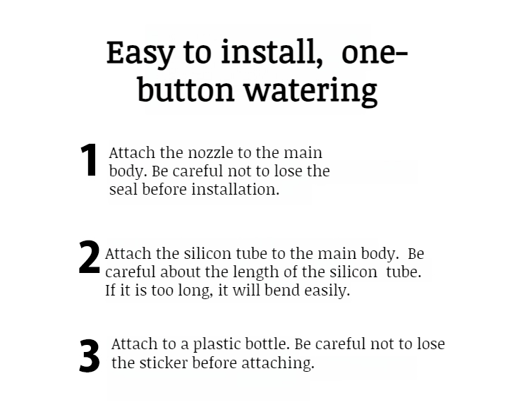 Efficient plant watering device