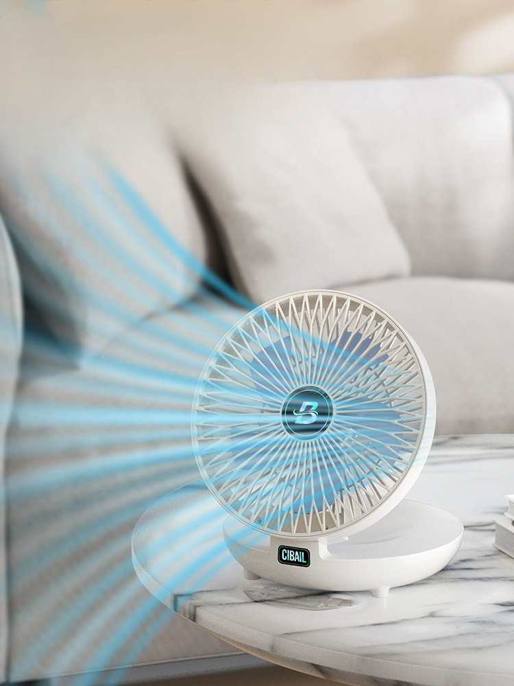 キッチンの空気循環ウォールマウント式ファン（3秒で室温が8度も下がる!）