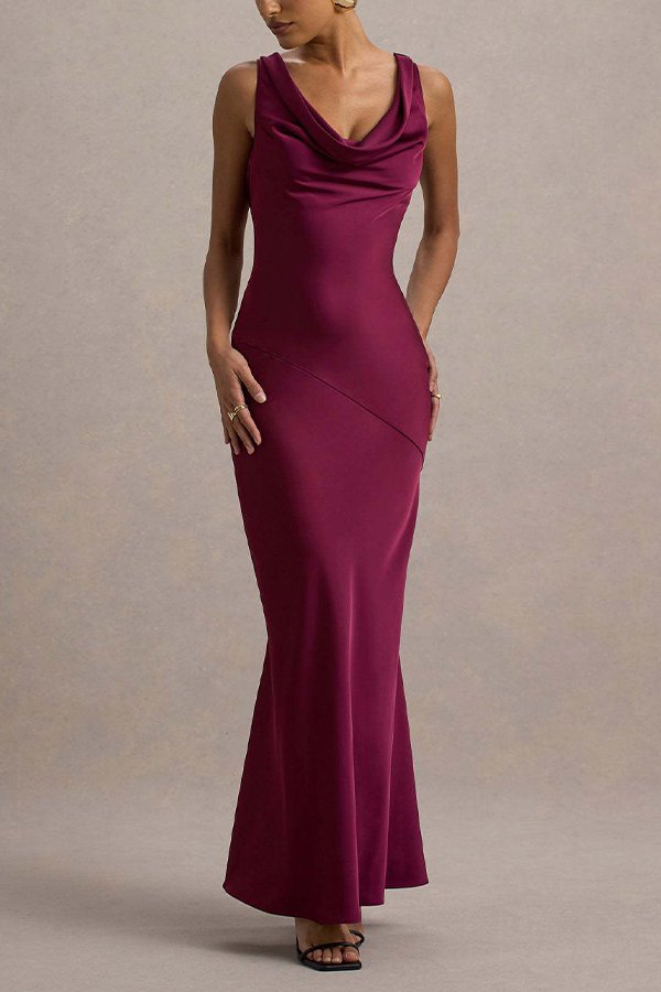 Elegant Satin Mermaid Dress